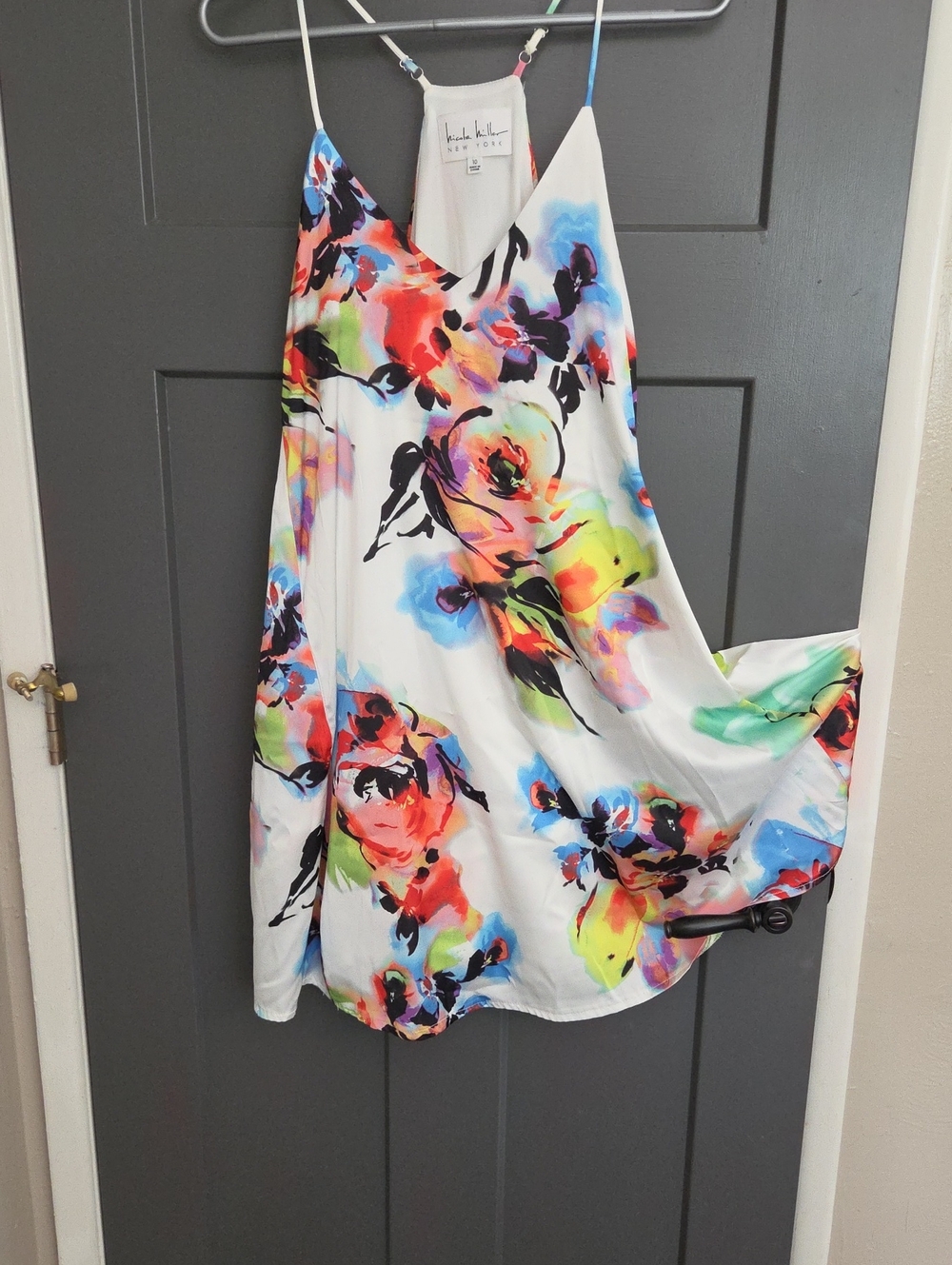 Midi Floral Swing Dress By Nicole Miller NEW YORK